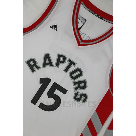 Camiseta Toronto Raptors Anthony Bennett #15 Blanco